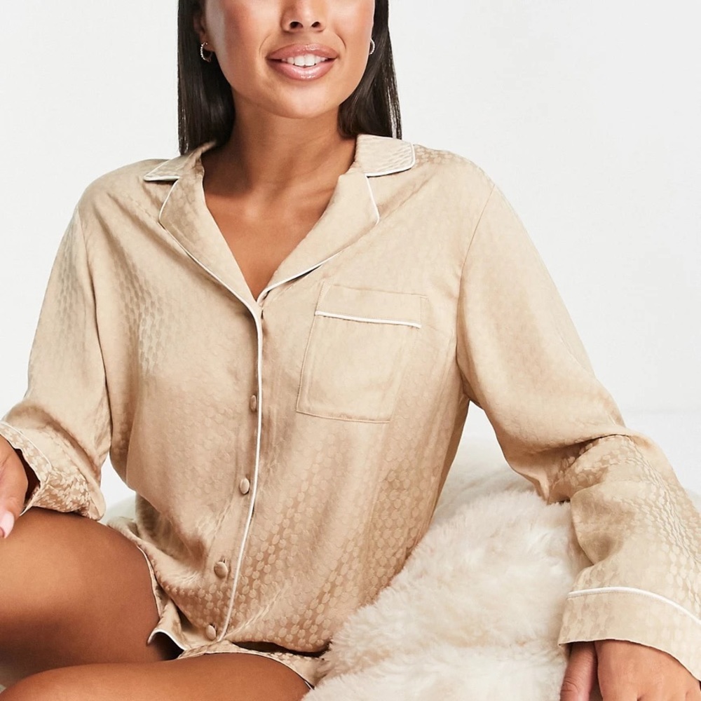 & other stories sleepwear loungewear shirt